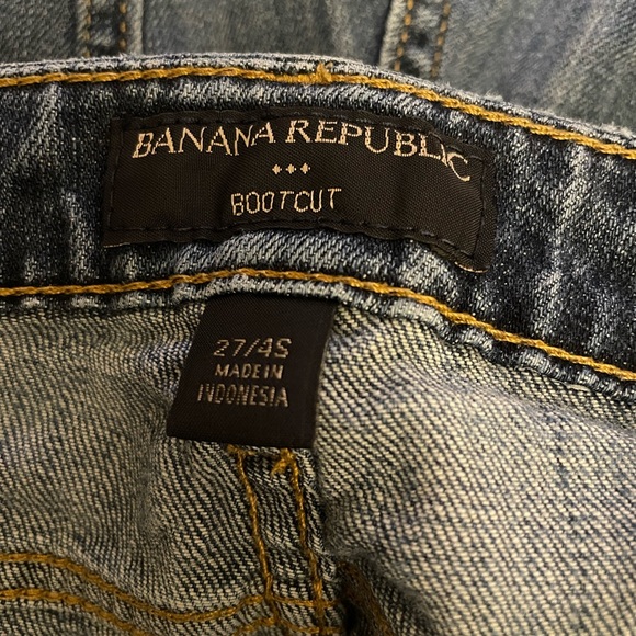 Banana Republic Sz: 27 Boot Cut Blue Jeans - Picture 4 of 5